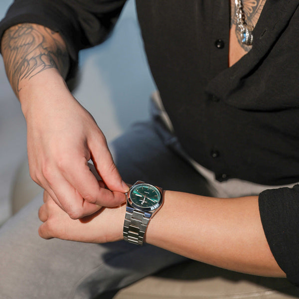 Zegarek męski | Klasyczny i elegancki zegarek na stalowej bransolecie