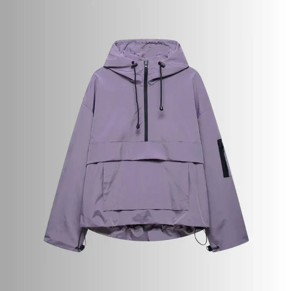 Kurtka przeciwdeszczowa damska oversized | Wodoodporna