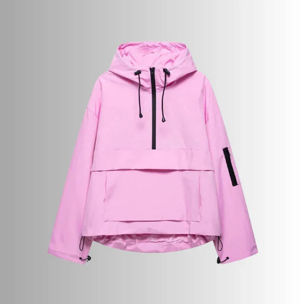 Kurtka przeciwdeszczowa damska oversized | Wodoodporna