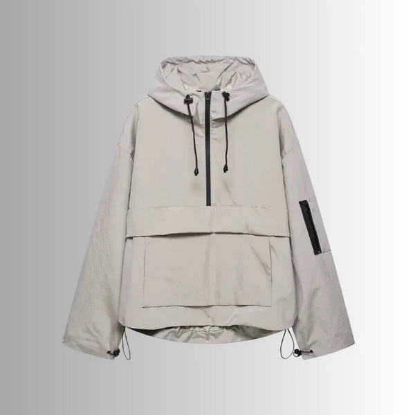 Kurtka przeciwdeszczowa damska oversized | Wodoodporna