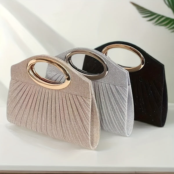 Torebka damska elegancka | Wieczorowa torba z magnetycznym zapięciem