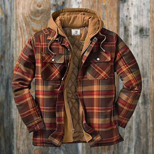 Męska kurtka lumberjack Kodiak — ciepła i stylowa