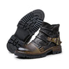 Skórzane męskie buty typu biker | Boots