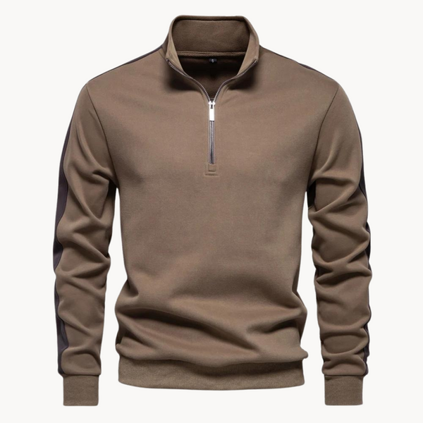 Sweter męski quarter-zip | Sportowy
