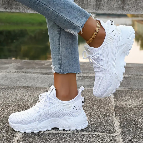 Sneakersy damskie ortopedyczne | Oddychające buty z miękką podeszwą