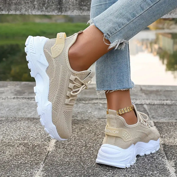 Sneakersy damskie ortopedyczne | Oddychające buty z miękką podeszwą