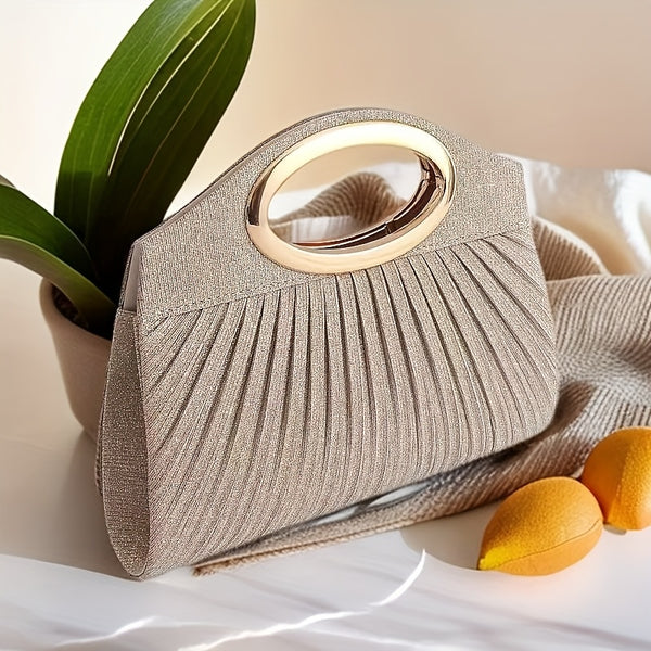 Torebka damska elegancka | Wieczorowa torba z magnetycznym zapięciem