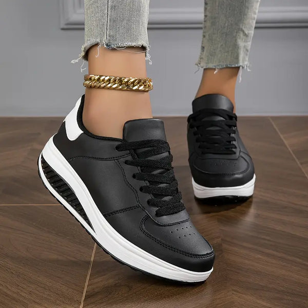 Sneakersy damskie ortopedyczne | Oddychające buty na koturnie
