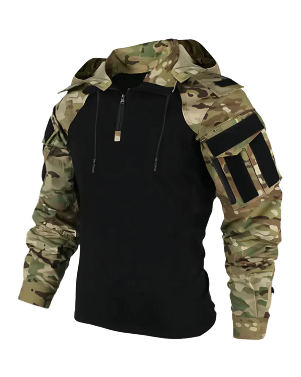 Męska Kurtka Taktyczna z Kapturem | Wytrzymała i Funkcjonalna na Outdoor