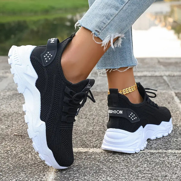 Sneakersy damskie ortopedyczne | Oddychające buty z miękką podeszwą