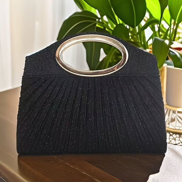 Torebka damska elegancka | Wieczorowa torba z magnetycznym zapięciem
