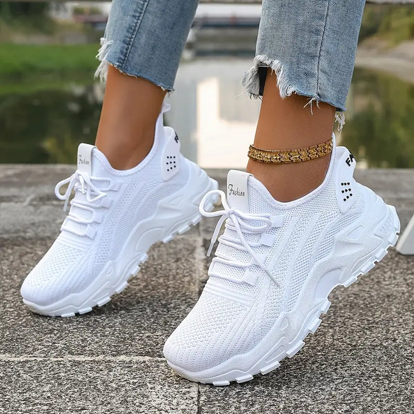 Sneakersy damskie ortopedyczne | Oddychające buty z miękką podeszwą