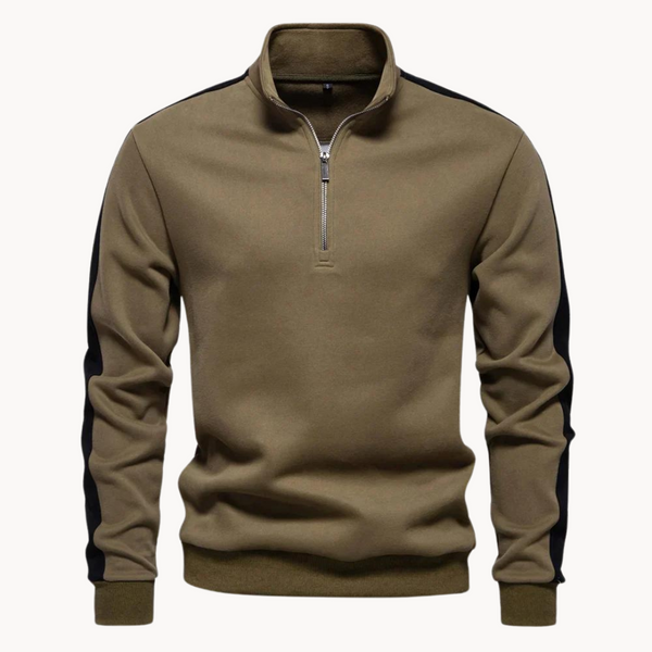 Sweter męski quarter-zip | Sportowy