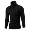 Męski sweter typu golf w warkocze