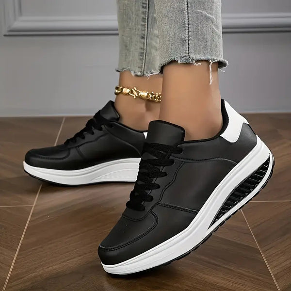 Sneakersy damskie ortopedyczne | Oddychające buty na koturnie