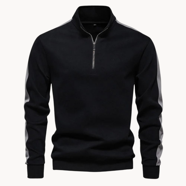 Sweter męski quarter-zip | Sportowy