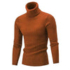 Męski sweter typu golf w warkocze