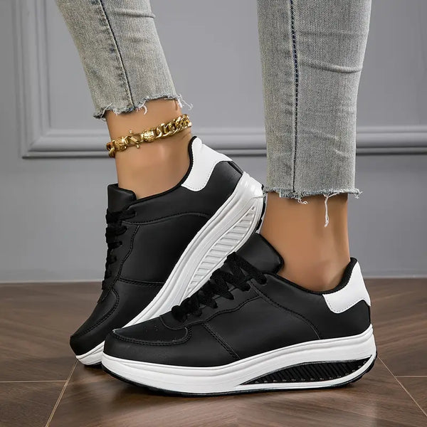 Sneakersy damskie ortopedyczne | Oddychające buty na koturnie