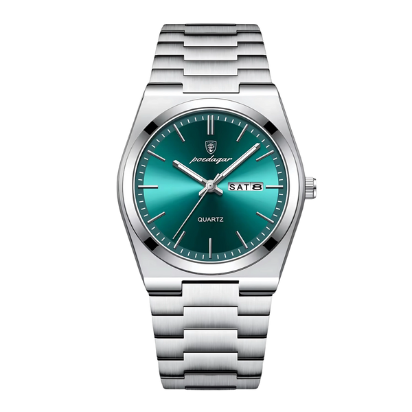 Zegarek męski | Klasyczny i elegancki zegarek na stalowej bransolecie