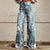 Boho Kwiatowa Vintage Spodnie | Letni styl w retro wydaniu