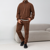 Dres Męskie | Miękki i wygodny komplet loungewear z ocieplanej tkaniny