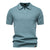 Elegance Polo | Poloshirt z otwartym kołnierzem i lekką strukturą