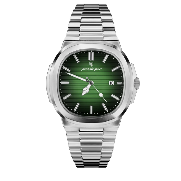 Zegarek męski | Stylowy i elegancki zegarek na stalowej bransolecie