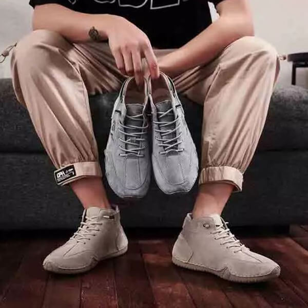 Buty męskie wygodne | Oddychające sneakersy z miękką podeszwą