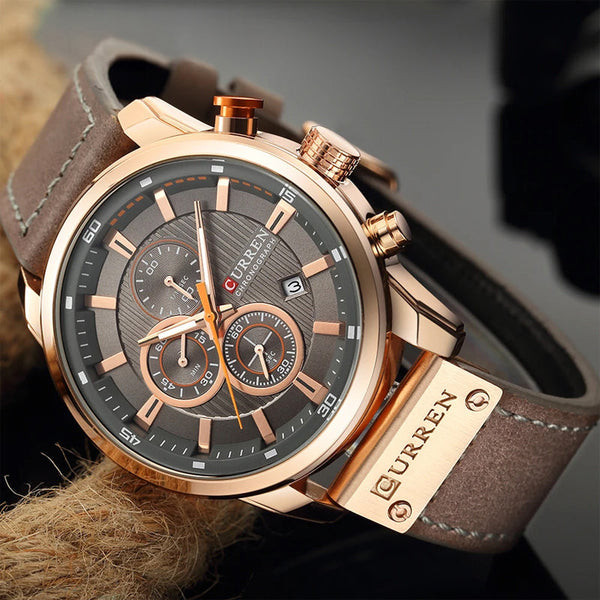 Męski zegarek chronograf Philippe — elegancki i precyzyjny