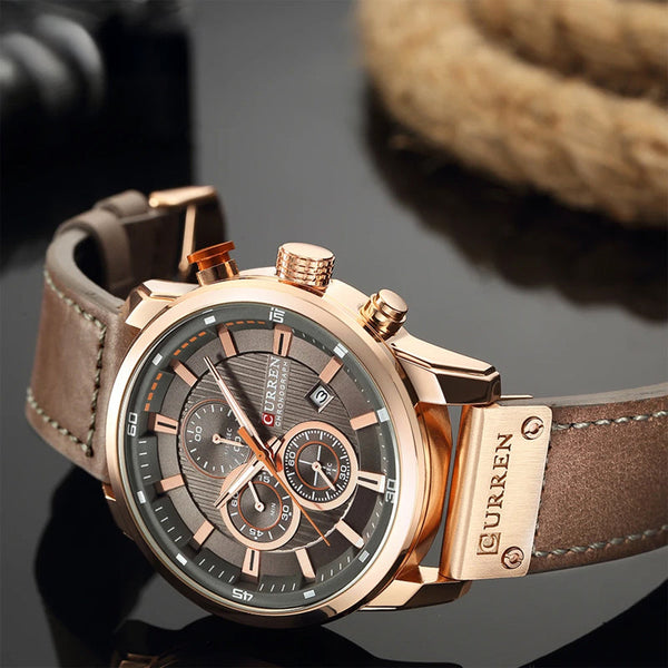 Męski zegarek chronograf Philippe — elegancki i precyzyjny