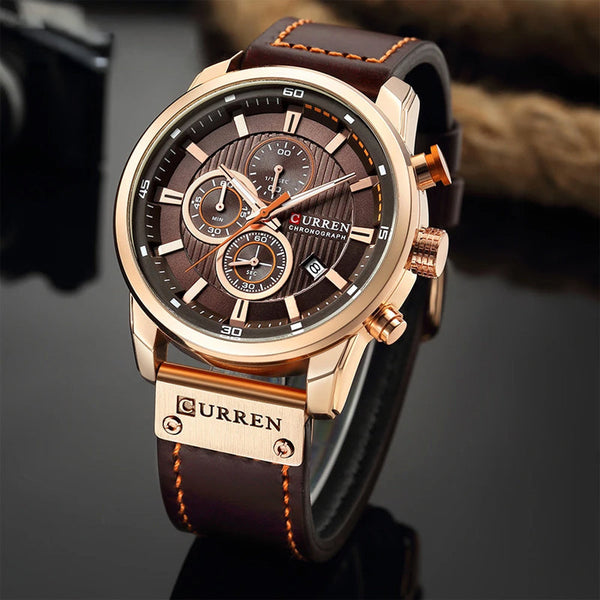 Męski zegarek chronograf Philippe — elegancki i precyzyjny