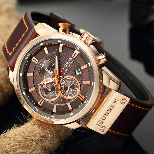 Męski zegarek chronograf Philippe — elegancki i precyzyjny