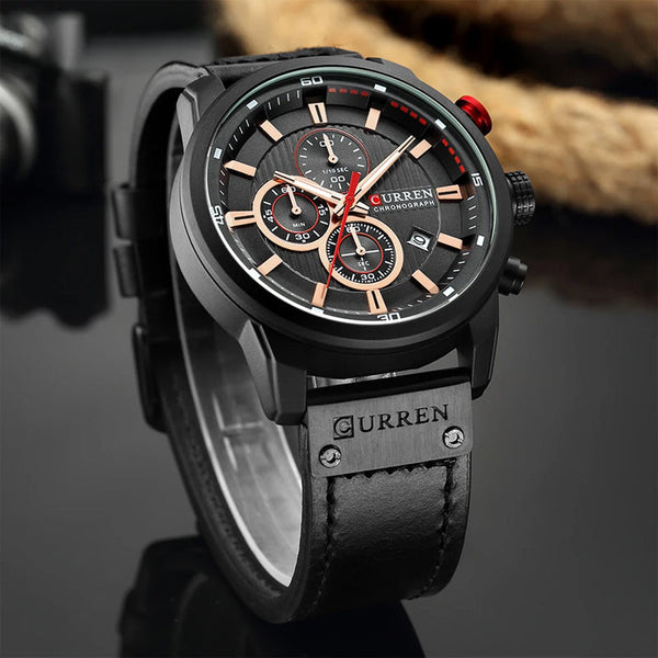 Męski zegarek chronograf Philippe — elegancki i precyzyjny