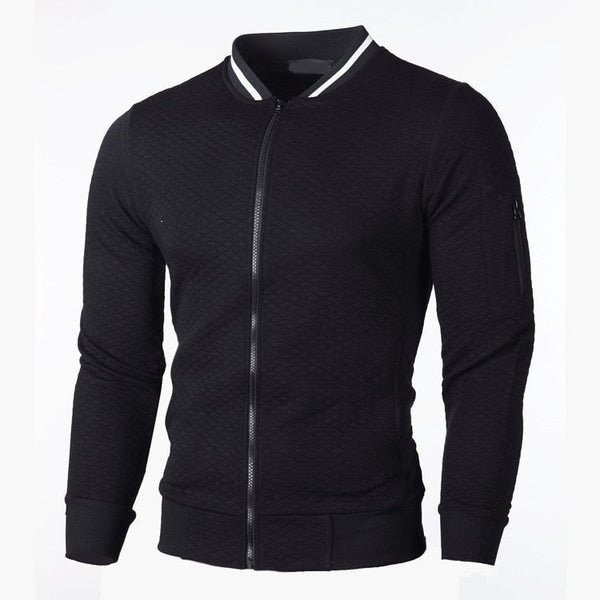 Sweter męski w kratę | Stylowy kardigan slim fit na co dzień