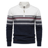 Sweter męski z zamkiem Nordic | Dzianinowy