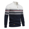 Sweter męski z zamkiem Nordic | Dzianinowy