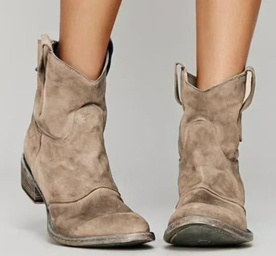 Botki damskie | Stylowe skórzane buty na jesień i zimę