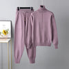 Komplet damski z golfem | Wygodny i stylowy zestaw loungewear na co dzień