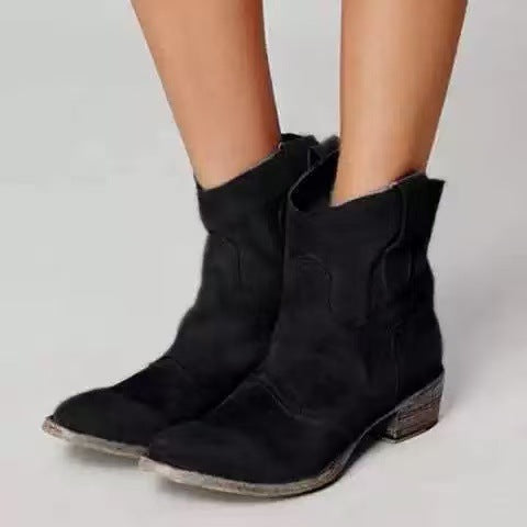 Botki damskie | Stylowe skórzane buty na jesień i zimę