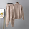 Komplet damski z golfem | Wygodny i stylowy zestaw loungewear na co dzień