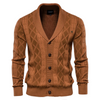 Sweter męski typu kardigan | Dzianinowy