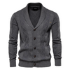 Sweter męski typu kardigan | Dzianinowy