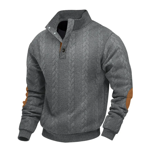 Elegancki męski sweter — stylowy i wygodny