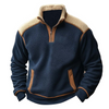 Sweter z sherpy HighlandFleece | Z kontrastowymi detalami