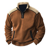 Sweter z sherpy HighlandFleece | Z kontrastowymi detalami