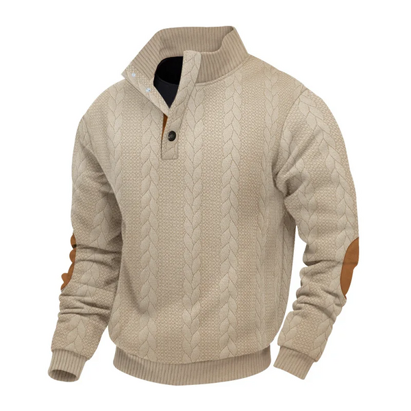 Elegancki męski sweter — stylowy i wygodny
