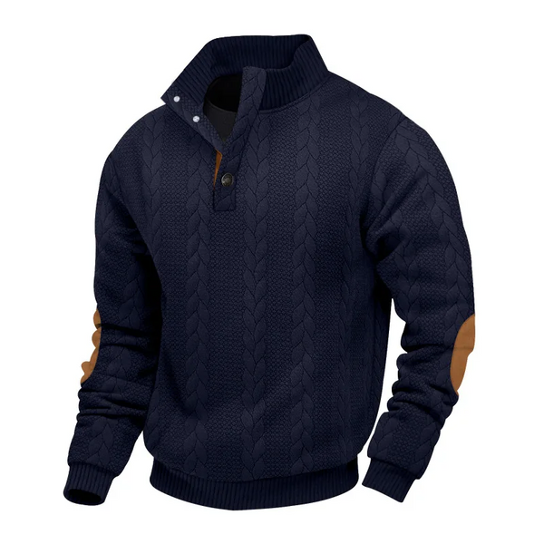 Elegancki męski sweter — stylowy i wygodny