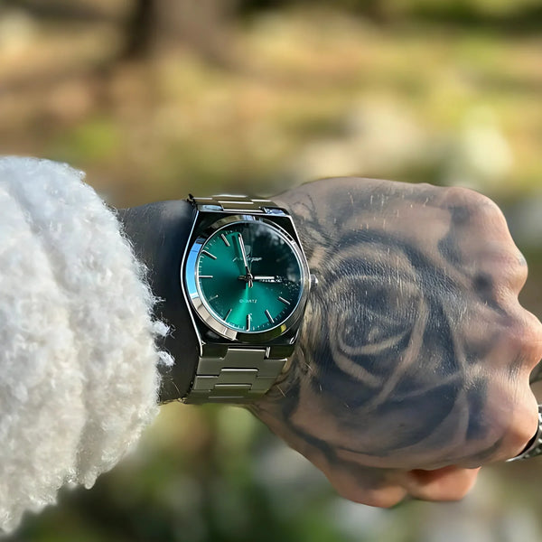 Zegarek męski | Klasyczny i elegancki zegarek na stalowej bransolecie