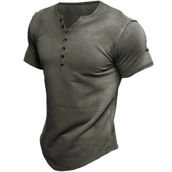 VintageMax | Męska koszulka Henley