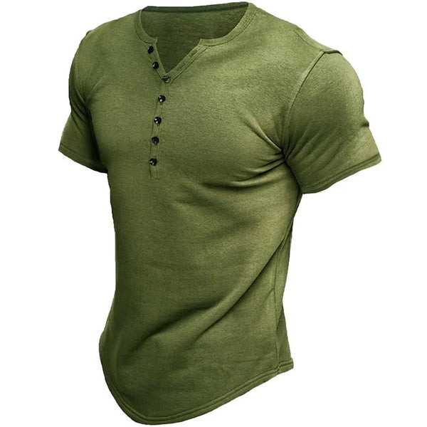 VintageMax | Męska koszulka Henley